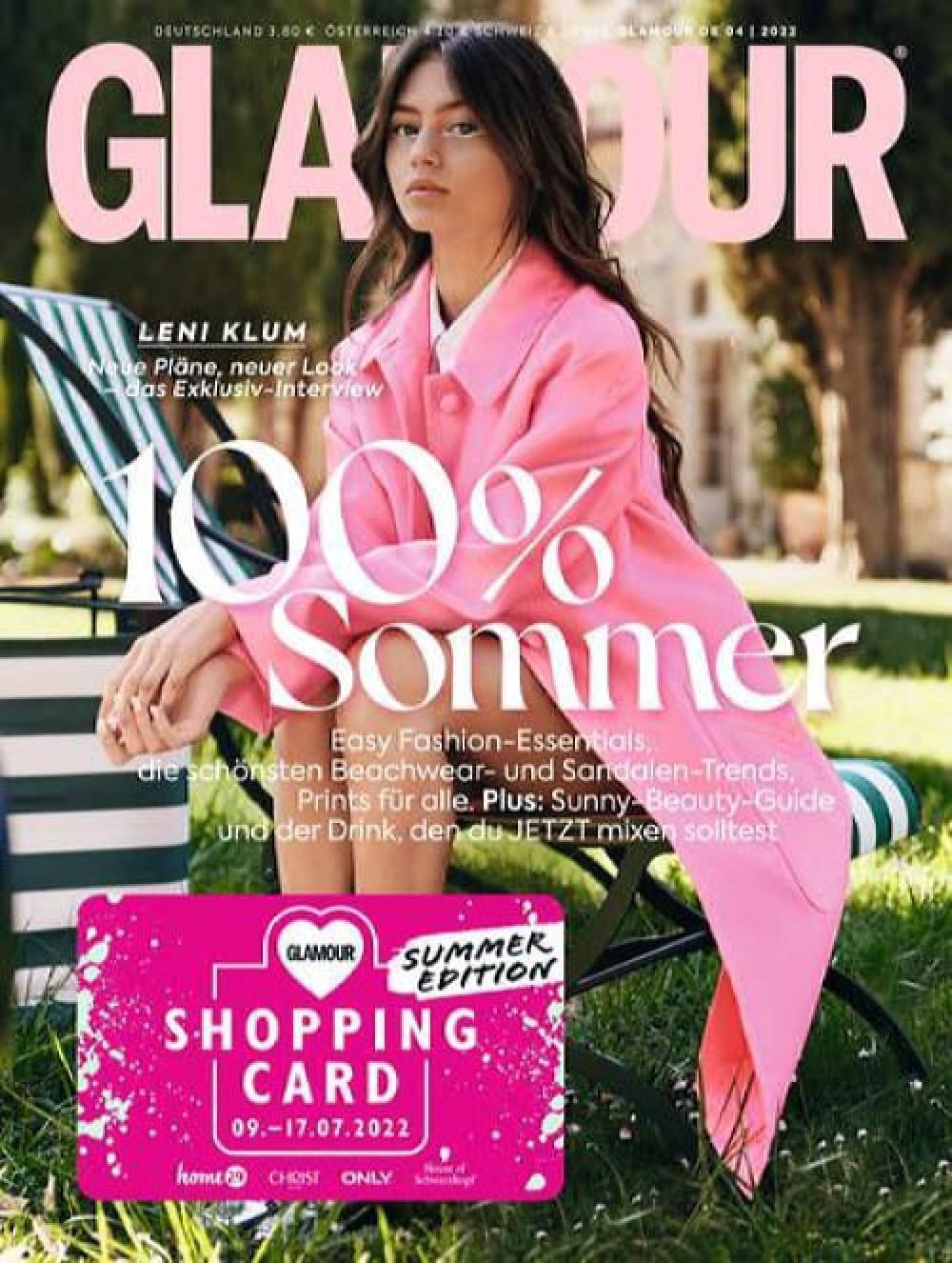 Glamour Magasin Tyskland 2022-04 Leni Klum Originaludgave