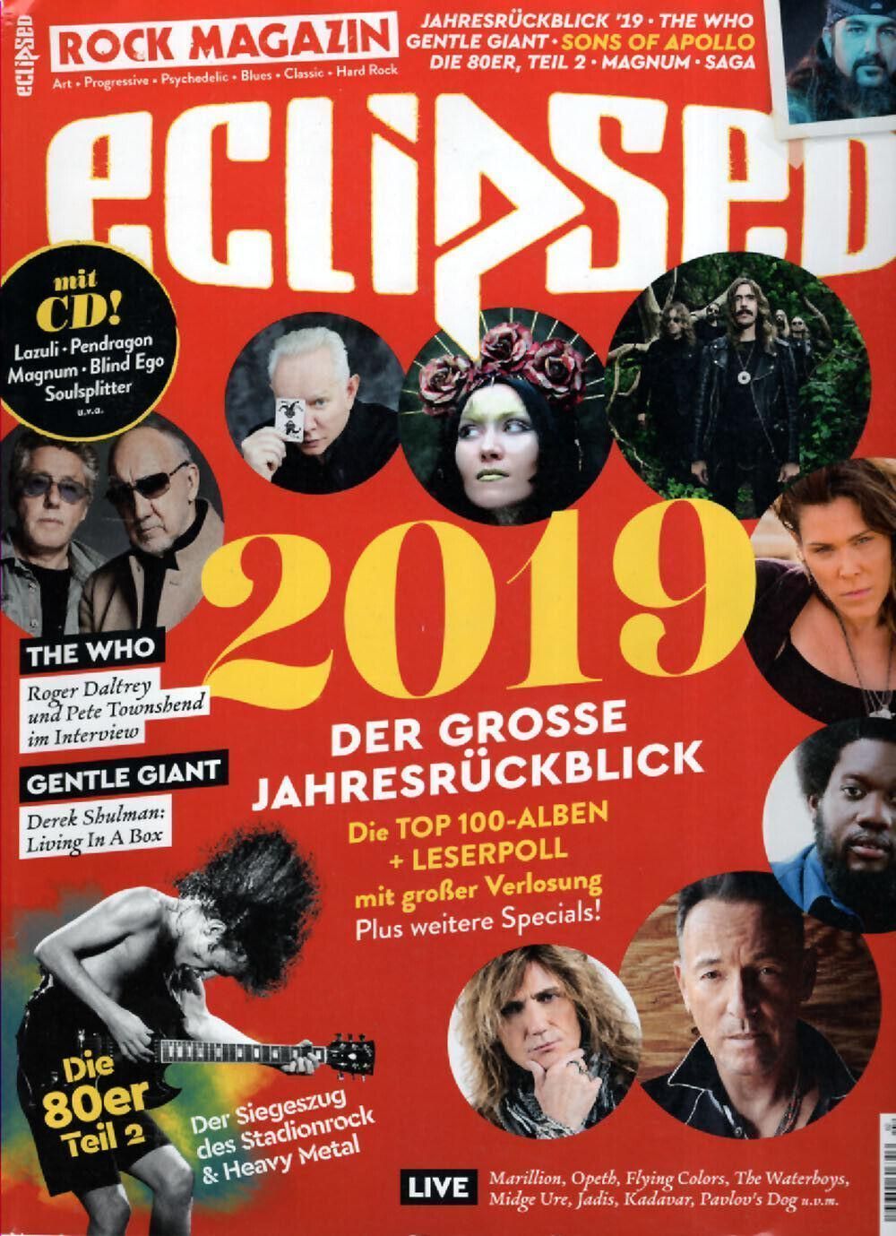 Eclipsed Magazin Deutschland 2020-02 The Who Derel Shulman ACDC Sons Of Apollo AC/DC #217