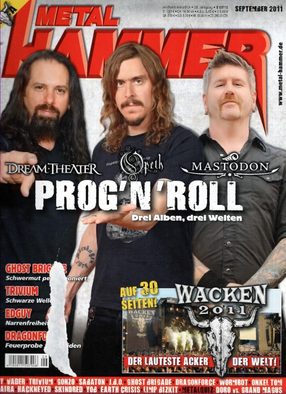 Metal Hammer Magazin Deutschland 2011-09 Dream Theater Mastodon Opeth Trivium