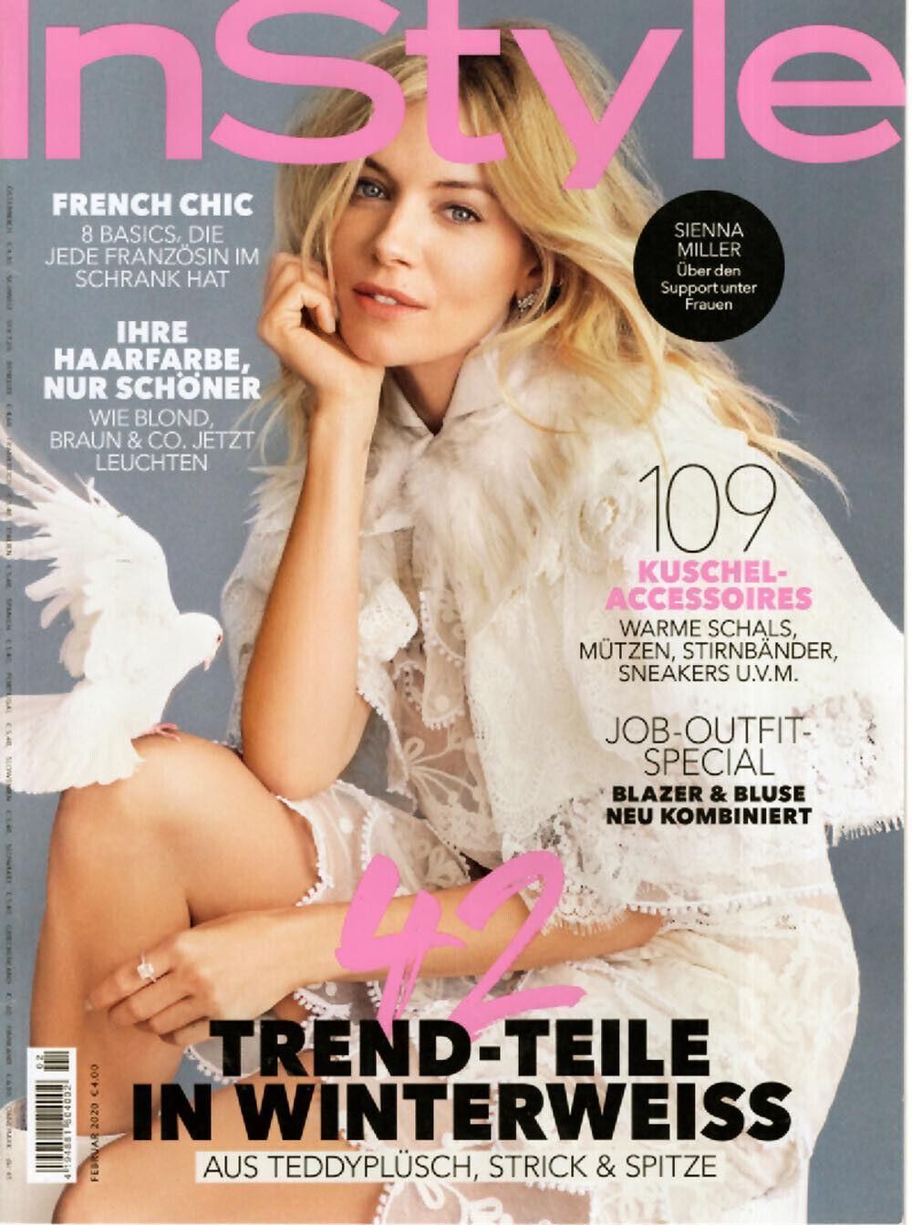 InStyle Magazin Deutschland 2020-02 Sienna Miller