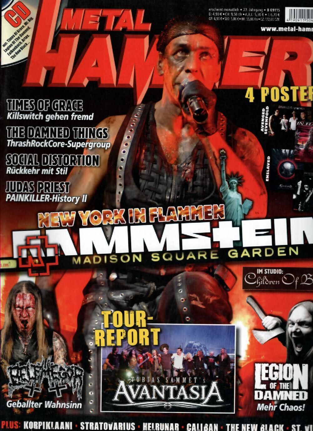 Metal Hammer Magazine Allemagne 2011-02 – Rammstein – Édition originale