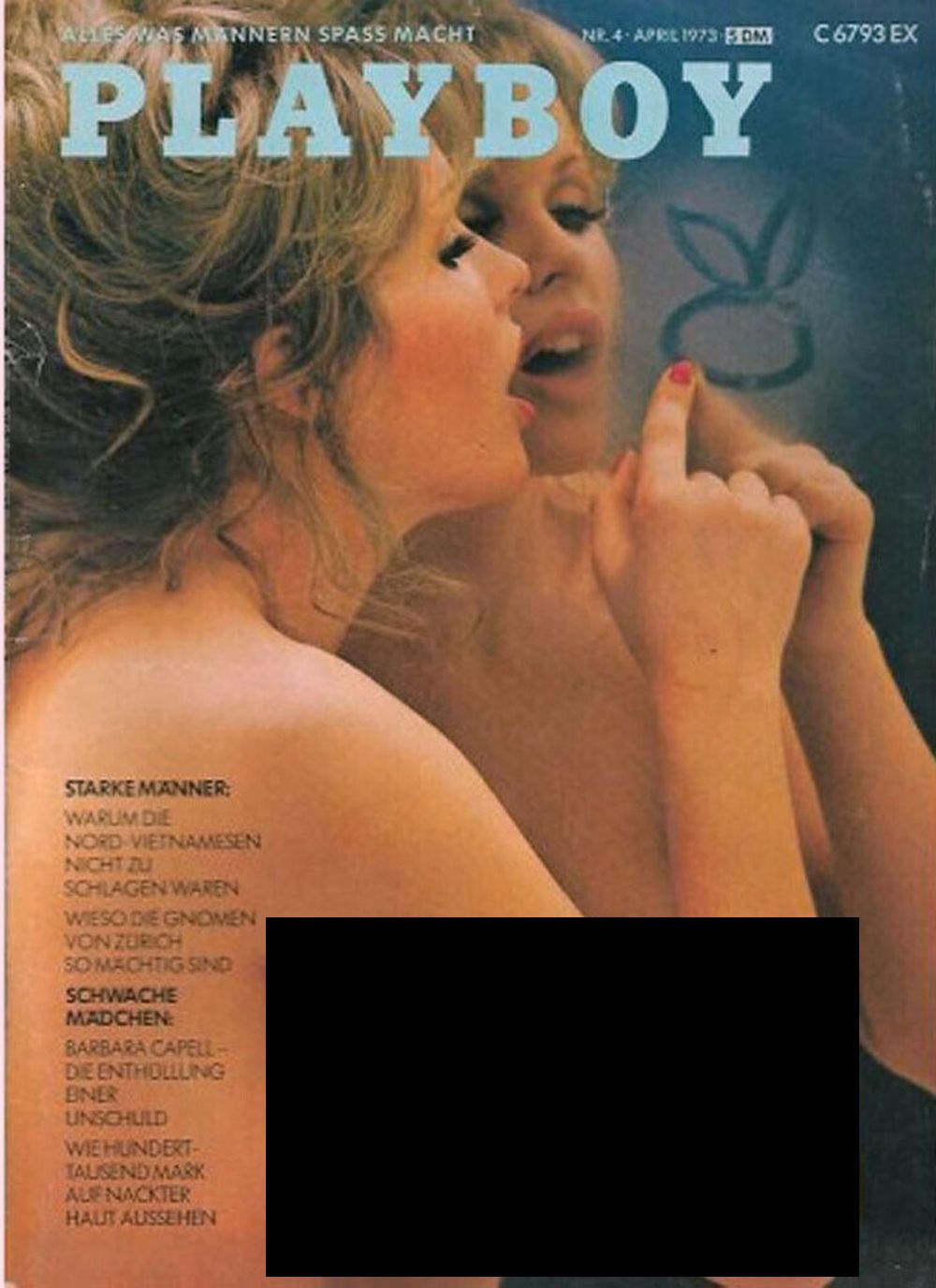 Playboy Magazin Deutschland 1973-04 Barbara Capell