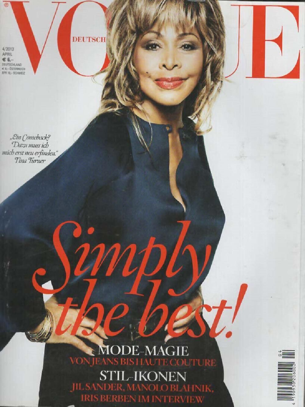 Vogue Magazin Deutschland 2013-04 Tina Turner