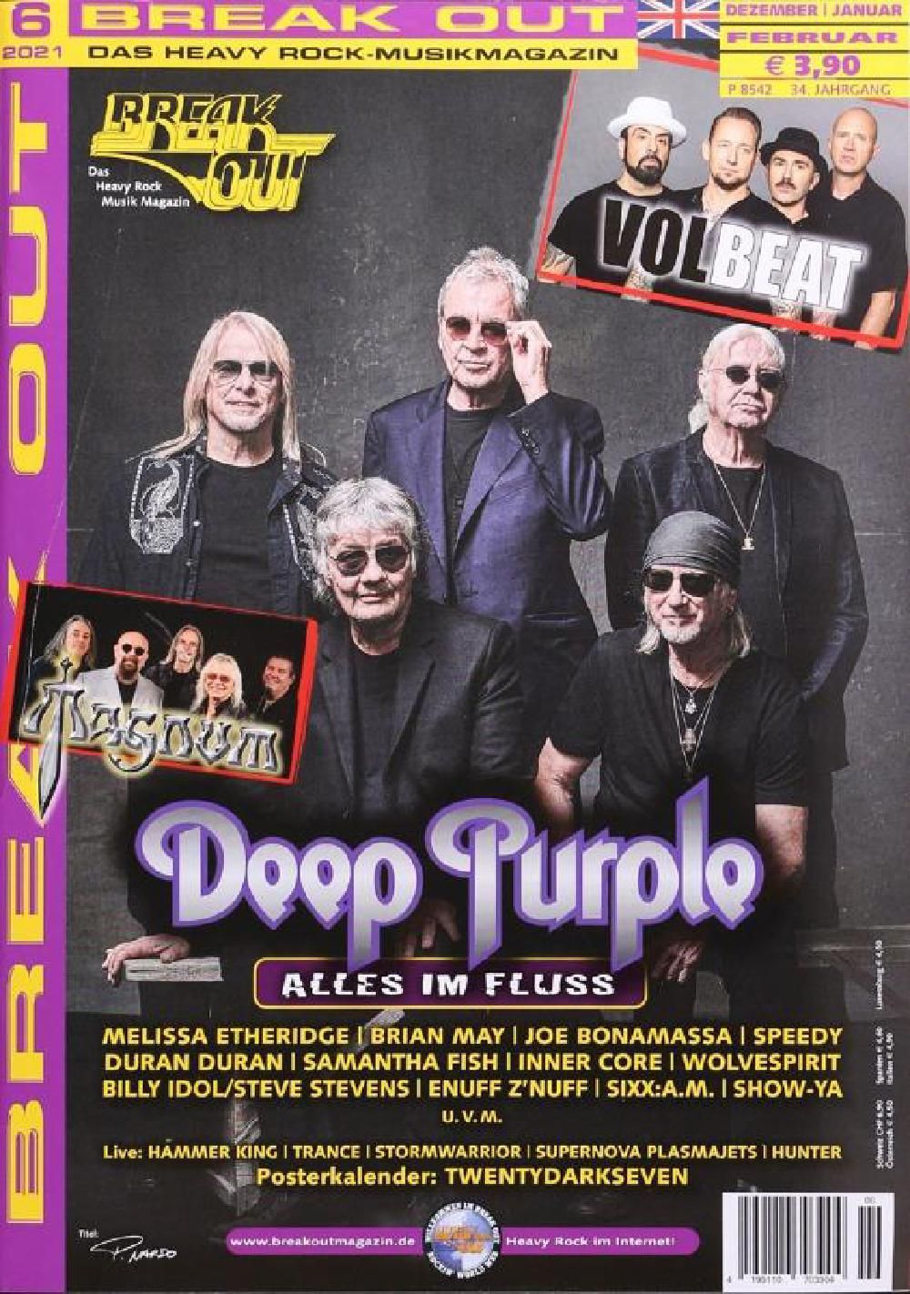 Break Out Magazin Deutschland 2021-06 Deep Purple Volbeat Duran Duran