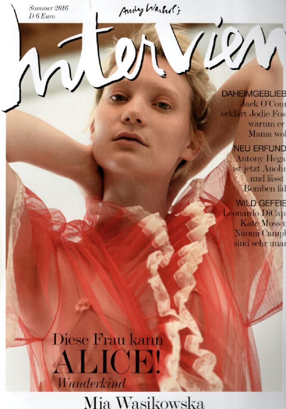 Interview Magazin Deutschland 2016-05 Mia Wasikowska