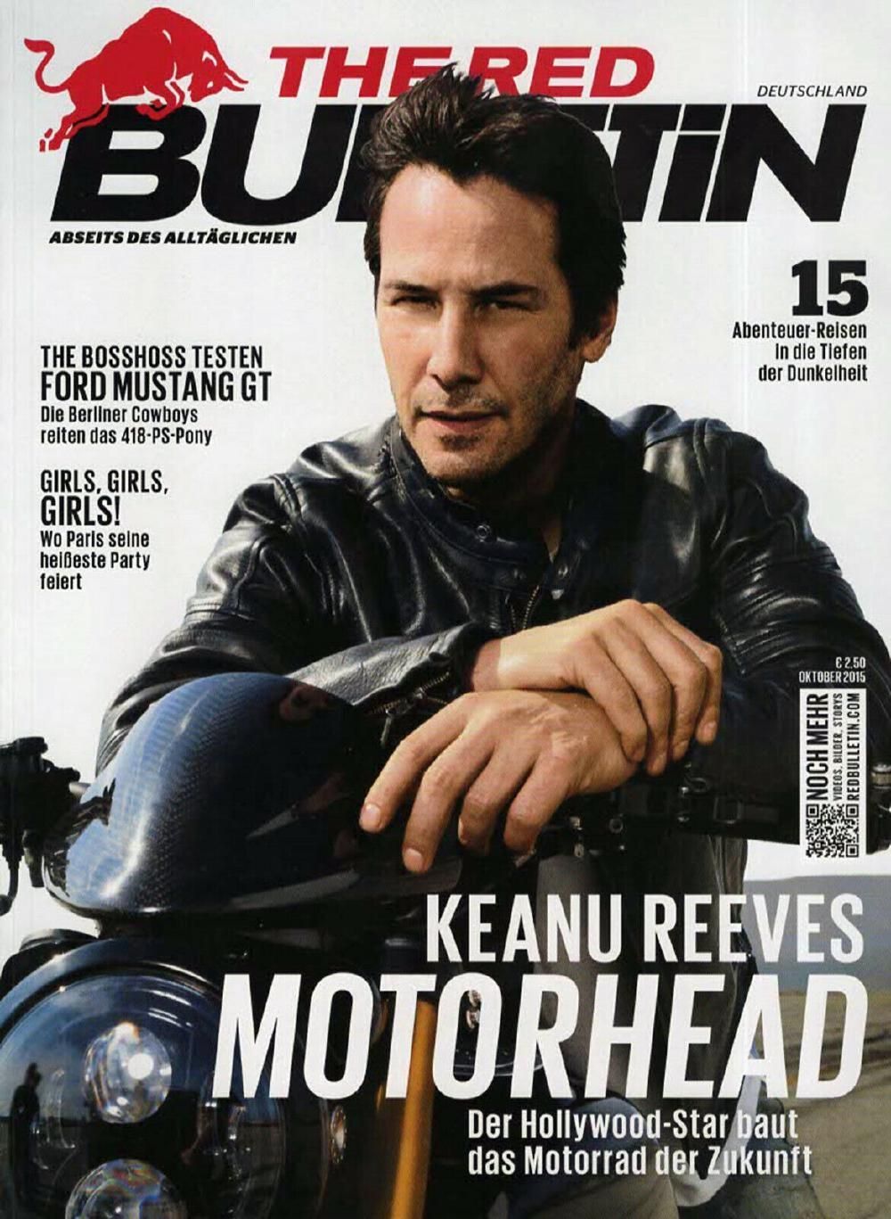 The Red Bulletin Revista Alemanha 2015-10 Keanu Reeves Edição original