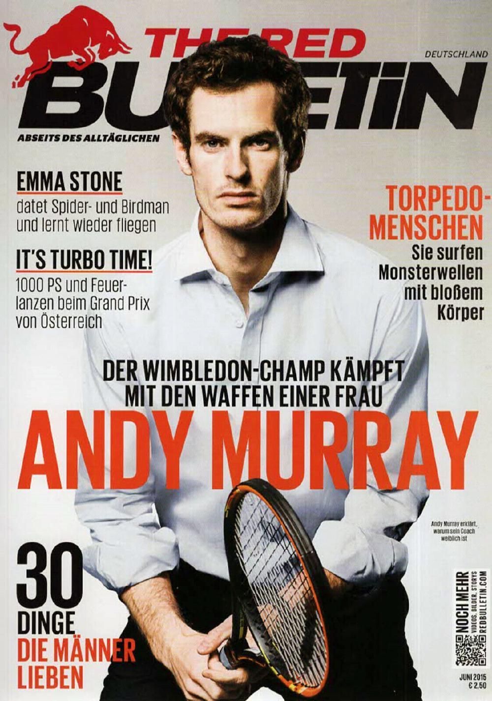 The Red Bulletin Magazin Deutschland 2015-06 Andy Murray