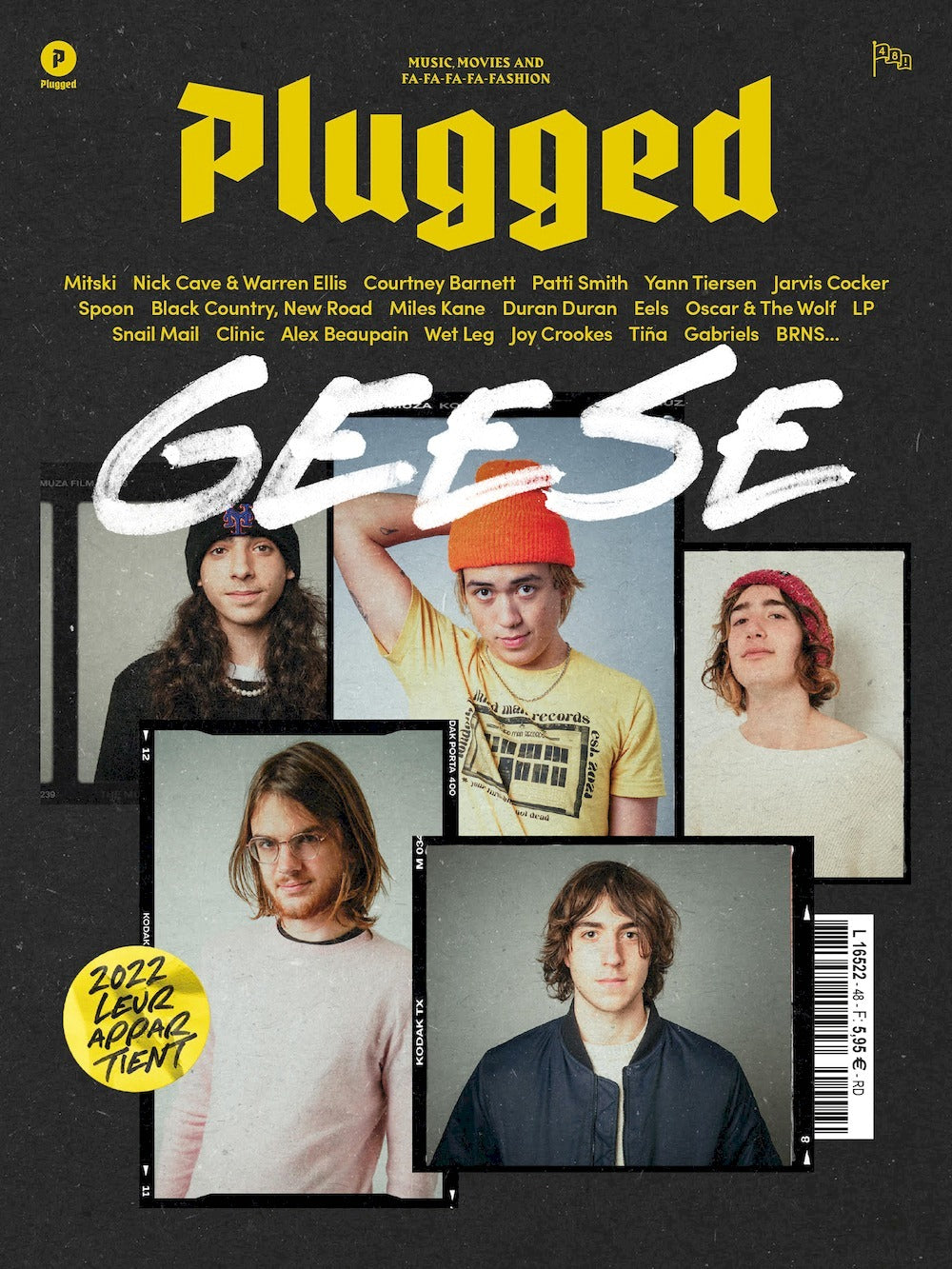 Plugged Magasin Frankrig 2022 #48 Geese Miles Kane Duran Duran Alex Beaupain Wet Leg Originaludgave