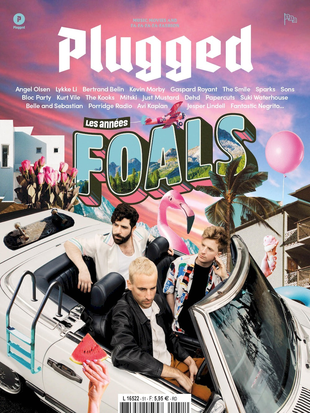 Plugged Revista França 2022 #51 Foals Lykke Li Bertrand Belin Kevin Morby Edição original